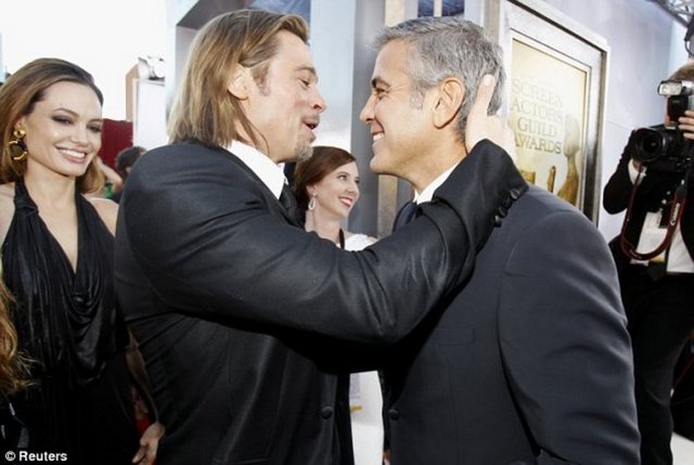 GEORGE CLOONEY, BRAD PİTT