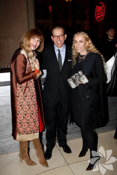 Anna Wintour,  Jonathan Newhouse ve Franca Sozzani