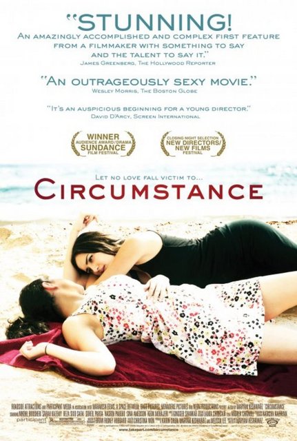 3-Koşul (Circumstance) (2011) -  - İran'ın sosyal yapısına karşı gelen düzeniyle bu yılki !f'in en çok adından söz ettirecek eseri. Amerika'da yaşayan Maryam Keşavarz, burada ülkenin burjuva kesmindeki dayatmacı düzeni mercek altına almış. Bu tabandan İran usulü bir lezbiyen filmi çıkarırken, bilmediğimiz alt kültür ve gençlik yaşayışına dair Bollywood'vari karakter tanımları ve Hollywood algılı anlatımıyla dikkat çekmiş.