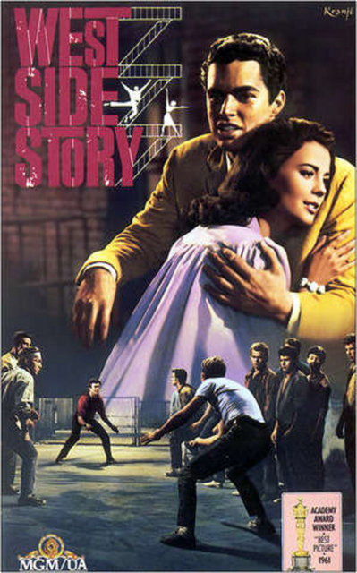 5- Batı Yakasının Hikayesi-West Side Story (1961): Müzikleriyle de ölümsüzleşen bu film, 11 dalda aday olduğu Oscar ödülünü 10 dalda elde etti. Arthur Laurents'in kitabından uyarlanan filmin müziklerini efsane müzikal bestecisi Leonard Bernstein gerçekleştirdi.