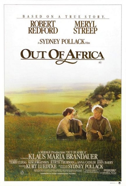 7- Benim Afrikam-Out of Africa (1986): Film, Isak Dinesen takma adıyla yazan Karen Blixen'ın 1937 yılında yayımladığı kendi anılarına dayanıyordu. Senaryosu Kurt Luedtke tarafından kaleme alınan filmi Sydney Pollack yönetti.