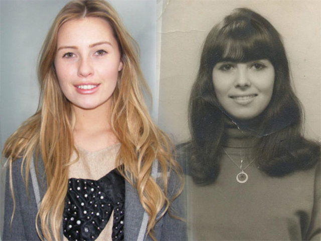 Anne Ortaç'ın gençken çekilen vesikalık fotoğrafı, ünlü popçunun haziran ayında nikah masasına oturduğu İrlandalı model Chole Loughnan'a çok benziyordu.