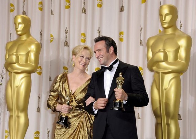 MERLY STREEP, JEAN DUJARDIN 