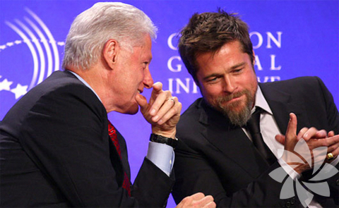 Bill Clinton - Brad Pitt