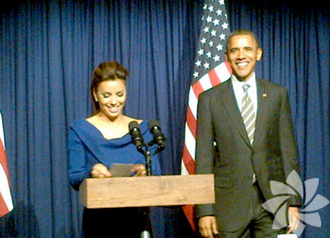 Barack Obama - Eva Longoria