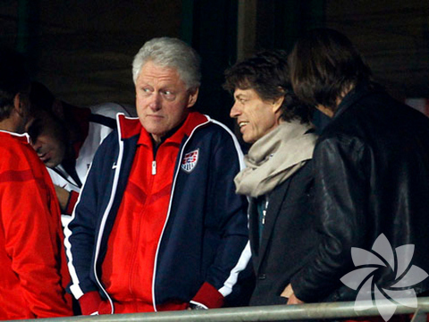Bill Clinton - Mick Jagger