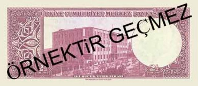 1952-1971 basımları 1958 yılında Banknot Matbaası kuruluncaya kadar Amerika Birleşik Devletleri, İngiltere veya Almanya'da bastırıldılar