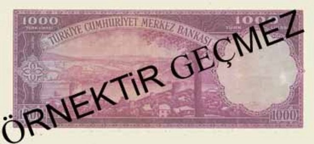 1952-1971 basımları 1958 yılında Banknot Matbaası kuruluncaya kadar Amerika Birleşik Devletleri, İngiltere veya Almanya'da bastırıldılar