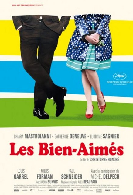 3-Sevgililer (Les Bien-Aimés / Beloved) (2011) -  - Perdede Catherine Deneuve, Louis Garrel, Ludivine Sagnier ve Milos Forman'ı bir arada görebileceğiniz bir Fransız müzikali. Son 10 yılın en iyi müzikallerinden "Aşk Şarkıları"nın mucidi, Yeni Dalga aşığı Christophe Honoré bu sefer 'kuşaklar'ını fazlalaştırıp emin adımlarla yol alıyor. -