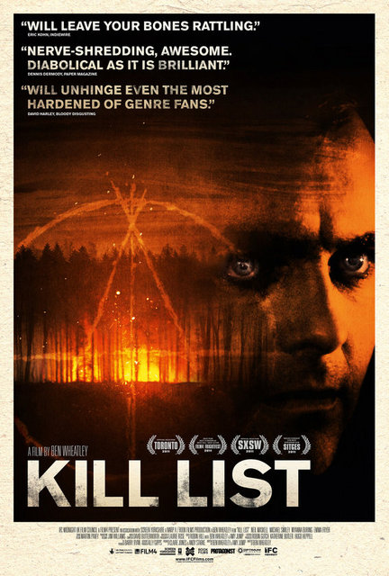 2-Ölüm Listesi (Kill List) (2011) -  - Ben Wheatley imzalı tekinsiz bir okült korku filmi denebilir. İngiliz korku sinemasından 'kültürel' referanslarla dolu, isminin 'şüphe'sini doğrudan üzerine alan bir film...