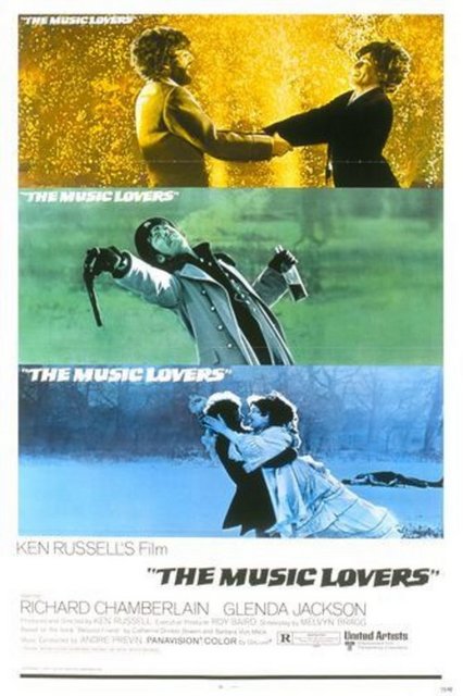 5-Yalnız Kalpler (The Music Lovers) (1970) -  - Çaykovski'nin hayat hikayesinin bu en aykırı uyarlaması, 70'lerin Ken Russell katkılı modern müzikal atılımının nev-i şahsına münhasır parçalarından. Richard Chamberlain ve Glenda Jackson başrollerde... -
