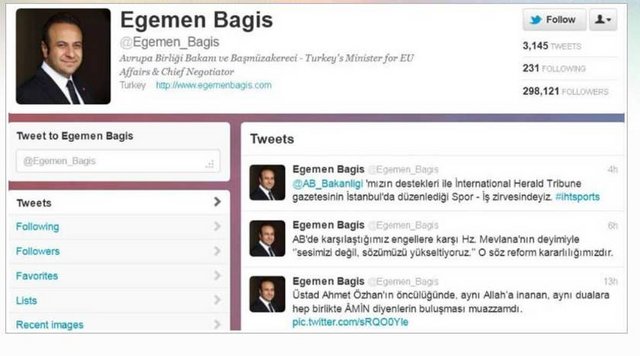 5) Avrupa Birliği Bakanı ve Başmüzakereci Egemen Bağış