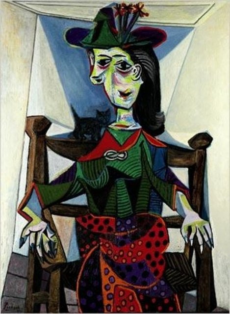 Dora Maar au Chat: Pablo Picasso'nun 1942 yılında yaptığı ünlü tablosu Dora Maar au Chat yani Dora Maar ve Kedi, 2006 yılında 95 milyon dolara satıldı.
