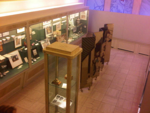 Müzenin üst kattan görünümü