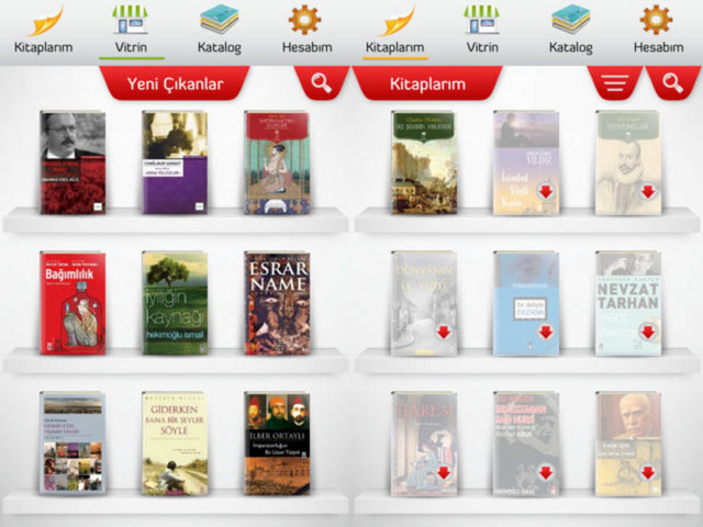 **Timaş dijital tarafından geliştirilen iPad ve iPhone ile kullanabileceğiniz iKitap uygulaması ile e-kitap satın alabilir, bu kitapları iKitap hesabınız üzerinden, farklı cihazlarda okuyabilirsiniz. Fonksiyonel arayüzüyle keyifli ve pratik bir kullanıma sahip olan iKitap, kitap metni içinde arama yapma, okuma esnasında kaldığınız yeri ayraçla işaretleme, katalog  bölümünde türe ve yazara göre listelenmiş kitaplar arasında gezinme gibi olanaklar sunuyor. Uygulamayı indirmek ücretsiz. -