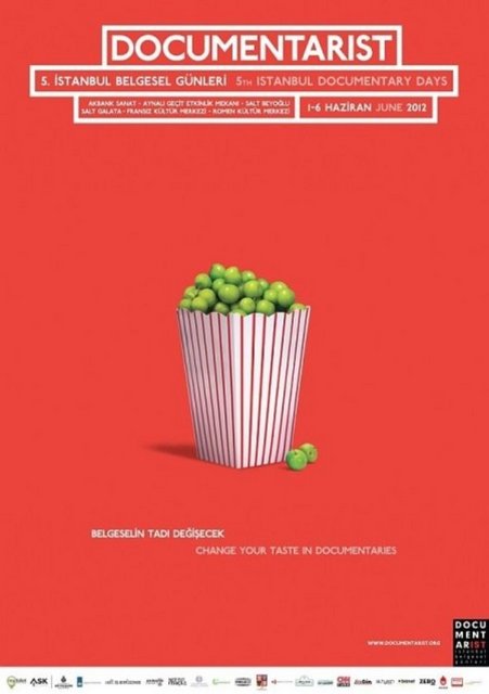 Documentarist İstanbul Belgesel Günleri; 1-6 Haziran tarihlerinde, yaygın belgesel algısını değiştirmek için, dünyanın en iyi belgesellerinden seçilmiş 90'a yakın filmi meraklılarıyla buluşturuyor. Eriğin  'ekşi ama bağımlılık yaratan' tadını belgeselle özdeşleştiren festivalin tanıtım filmlerinde, sinemada patlamış mısır kültürüne karşı alternatif olarak erik sunuluyor. Bu yılki festivalin onur konuğu, yaşayan en önemli belgeselcilerden Heddy Honigmann. Bilgi için: www.documentarist.org