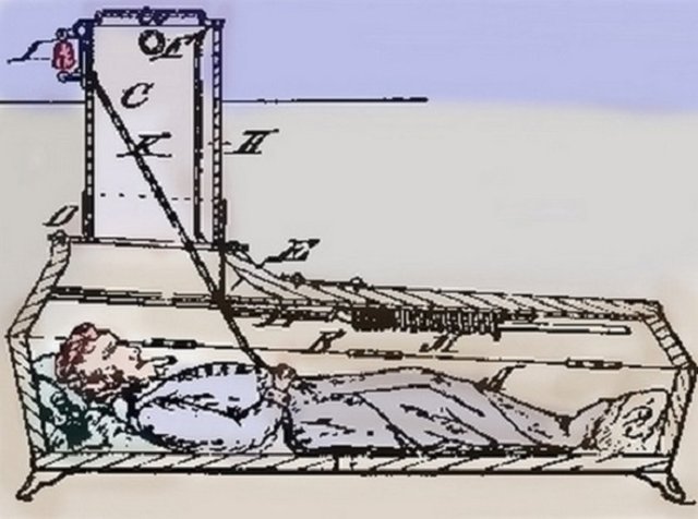 1800'lü yıllarda insanların ölüp ölmediği tam anlaşılamadığı için tabutun içine zil mekanizması konur. Eğer gömülen kişi ölmemiş ise kendine geldikten sonra çıkarılması için zili çalardı.