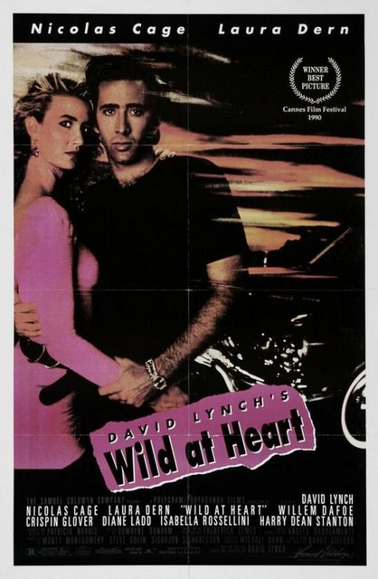 8-Vahşi Duygular (Wild at Heart) (1990) -  - David Lynch'in 'gerçeküstücü' ve 'absürt' bir duygu yerleştirdiği, sıradışı bir film. "Oz Büyücüsü"nün ayrıksı ya da türsel değişim geçirmiş versiyonu olarak görülebilecek, bu özelliğiyle de akıllardan çıkmayan bir eser. Filmin atardamarını oluşturan Laura Linney-Nicolas Cage ikilisinin etkileşimi ise müthiş bir aykırılıkta!