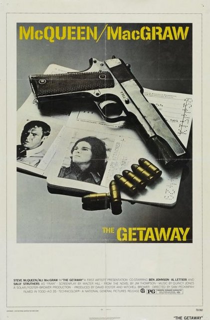 12-Sonsuz Firar (The Getaway) (1972) -  - Hapishaneden çıktığı anda soluğu çok özlediği 'soygun' platformunda alan bir suçlunun kaçışının öyküsü. Steve McQueen-Ali MacGraw ikilisinin unutulmaz çekiciliğini arkasına alan bir Sam Peckinpah filmi. Filmin kurgu yetisiyle yarattığı akıldan çıkmayacak anlar, halen izleyiciyi şaşkınlık içinde bırakabiliyor. 1994 tarihli bir de yeniden çevrimi var. -