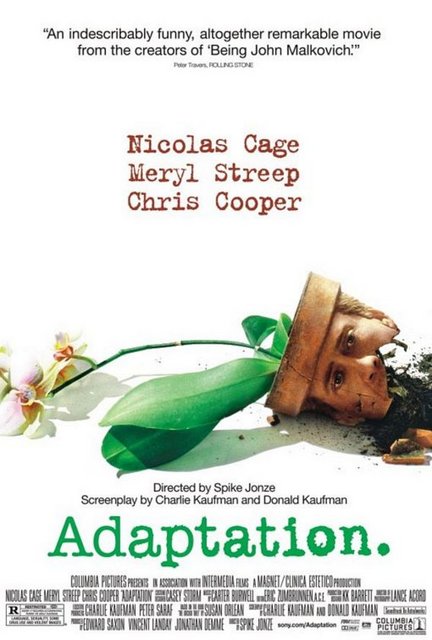 9-Tersyüz (Adaptation.) (2002): Charlie Kaufman süzgecinden şizofrenik bir yaratıcılık dönemi hikayesi denebilir. Nicolas Cage'in en kalıbına uygun performansına Spike Jonze'un garip mizah anlayışı da eşlik ediyor.