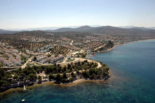 Cunda Adası'ndaki evler akılları çalıcı güzellikte