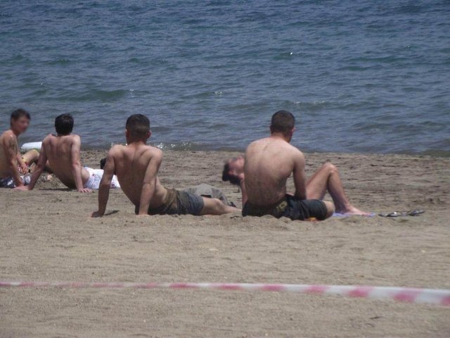 Bir başka kadın turisti daha göz hapsine alırken çekilen bir kare