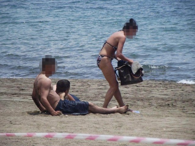 İşte magandaların baktığı kızın kaçış anı