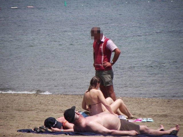 Turist kızı böyle göz hapsine aldı