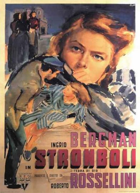 9-Stromboli (1950): Bir İtalyan kasabasına, 'ada' odaklı bir demografik yapıya alışmak zor iştir. Ancak burada Rossellini, bu durumu 'soyut bir ruhsal terapi merkezi'ne çevirip, toplama kampından kaçan bir kadını 'volkanlı' bir adaptasyon sürecine sokmuştur. Gerçek anlamda yabancılaştırıcı ada mekanlarının da bu sayede 'hikayesiz' temsillere kavuşmasını sağlamıştır. Ingrid Bergman'ın yaşadığı bu 'iletişimsizlik' sorunsalı da bir anlamda 'evrensel' bir dünya meselesine dönüşür.  -