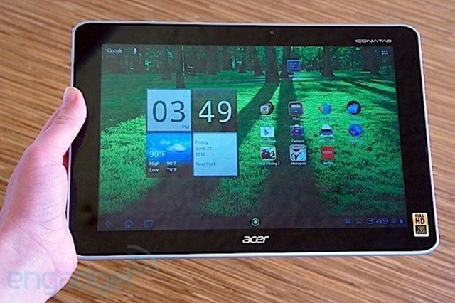 ACER ICONIA A700 - ICONIA A700'ün en iddialı özelliği, parlak, yüksek kaliteli görüntüler ve geniş görüş açılarıyla 1920 x 1200 piksel çözünürlük sunan 10.1-inç full HD ekranı. Acer Full HD geniş ekran ile belli ki özellikle oyun severleri ve film izlemek isteyenleri hedeflemiş.   - NVIDIA Tegra 3 dört-çekirdekli CPU ile beslenen ICONIA TAB A700, 9800 mAh pile sahip.