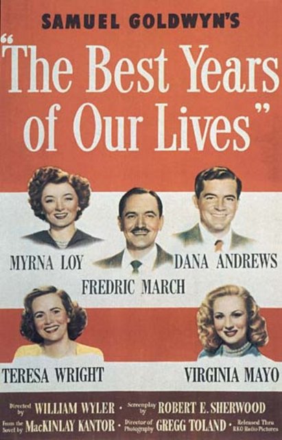 2. The Best Years Of Our Lives" (1946, yön. William Wyler)