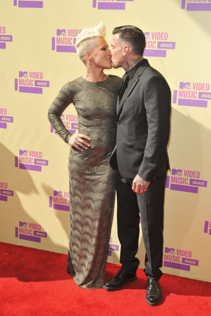 Pink and Carey Hart