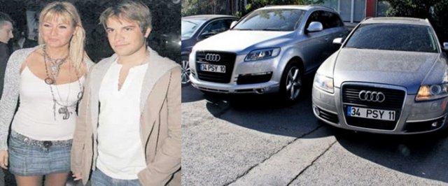 Pınar Altuğ ve Yağmur Atacan çifti de ard arda plaka kullanıyorlar.