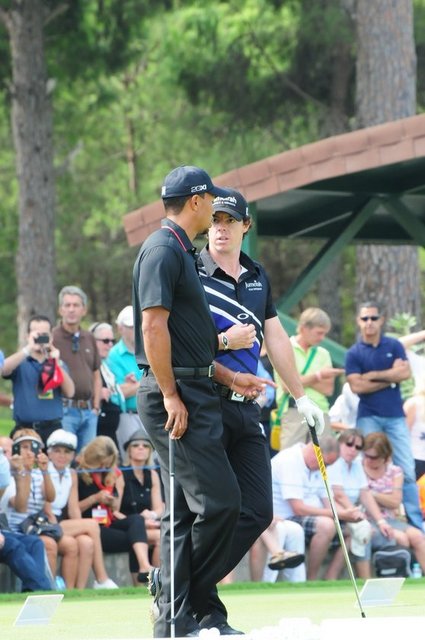 TIGER WOODS, RORY MCLLROY
