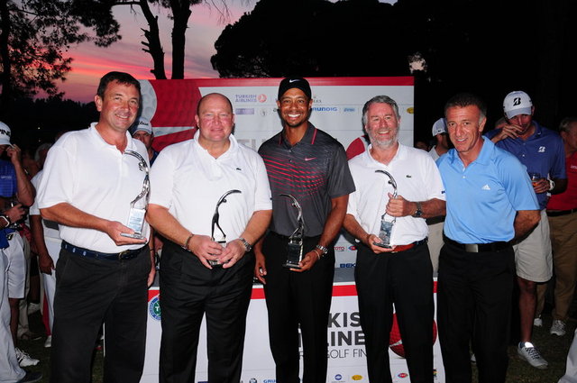 ANGUS MACKENZIE, MUSTAFA KOÇ, TIGER WOODS, DUNCAN BLAKE, AHMET AĞAOĞLU
