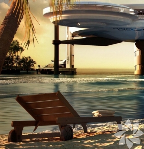 The Water Discus Underwater Hotel- Dubai