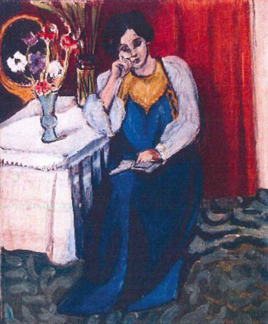 Henri Matisse, 1919 "Reading Girl in White and Yellow"