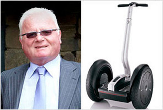 SEGWAY'İN SAHİBİ SEGWAY'İN ÜZERİNDE ÖLDÜ