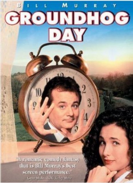 Groundhog Day - Bugün Aslında Dündü, 1993 yılında sinemalarda gösterilmiş bir komedi filmidir. Harold Ramis tarafından yönetilmiştir. Başrolde Bill Murray ve Andie MacDowell oynamıştır. IMDB en iyi 250 film listesinde 174. sıradadır.2006 yılında Amerika Birleşik Devletleri Kongre Kütüphanesi tarafından "kültürel, tarihi ve estetik olarak önemli" filmler arasına seçilerek ABD Ulusal Film Arşivi'nde muhafaza edilmesine karar verilmiştir.