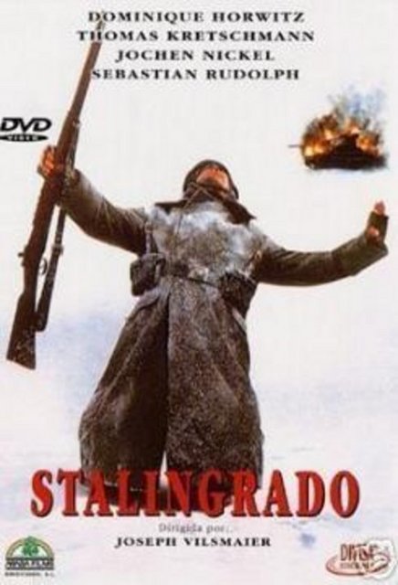 Stalingrado - Yönetmenliğini Joseph Vilsmaier'in yaptığı ve II.Dünya Savaşı'nın Doğu Cephesinde savaşın dehşetini, acımasızlığını yansıtan 1993 Almanya yapımı bir savaş filmdir. Kuzey Afrika cephesindeki El Alameyn Muharebeleri'nde başarıyla görev yapmış ve dinlenmek üzere İtalya'ya sevkedilen bir Hücum İstihkamcısı taburunun Stalingrad Muharebesine gönderilmesi ve orada yaşadıklarını, isteksizce savaştıklarını anlatıyor.