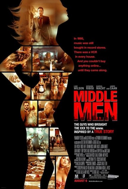 7-Arabulucu (Middle Men) (2009) -  - 1987 ile 2008 yılları arasında geçen hikaye, 'internetteki canlı porno yayını'nın öncüsünün yaşadıklarına uzanıyor. Luke Wilson'ın Jack Harris'inin açgözlüler, yancılar, porno yıldızları, mafya bireyleri ve daha nicesiyle mücadelesi ise Guy Ritchie filmlerini andıran bir hızlı kurgu yetkinliğiyle kavranıyor. Yönetmen George Gallo'nun bu becerisi doğru yan karakterlerle de örülünce tempolu akışın anlam kazanıp 'kara komedi' iskeletiyle eğlenceli hale gelmesi kaçınılmaz oluyor aslında. Böylece yeni nesil ya da internet kuşağı için porno filmlerinin 'kuş bakışı görünümü'nü gözlemliyoruz.