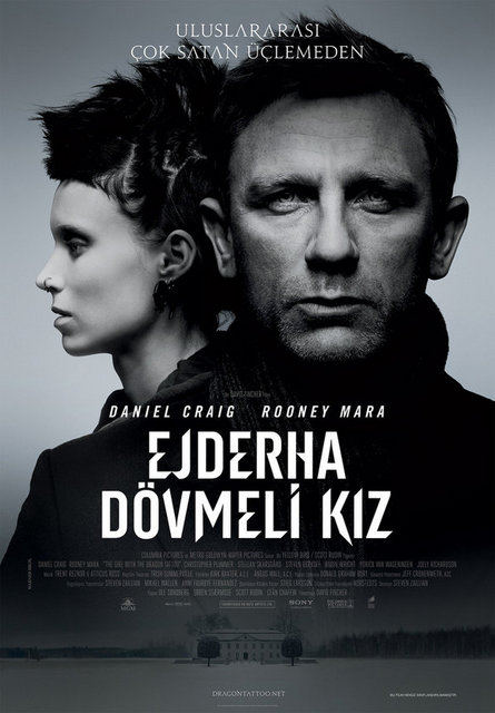 8-Ejderha Dövmeli Kız (The Girl with the Dragon Tattoo) (2011) -  - Seri katil filmlerine 'tekinsiz' bir üslup getirirken bunun üzerinden de işitsel yapıyı keskinleştirmesiyle sivrilen bir yönetmenlik başarısı... David Fincher'ın "Yedi"den sonra çektiği bu 'en iyi' polisiyenin, orijinalinin üzerine geçtiği kesin...