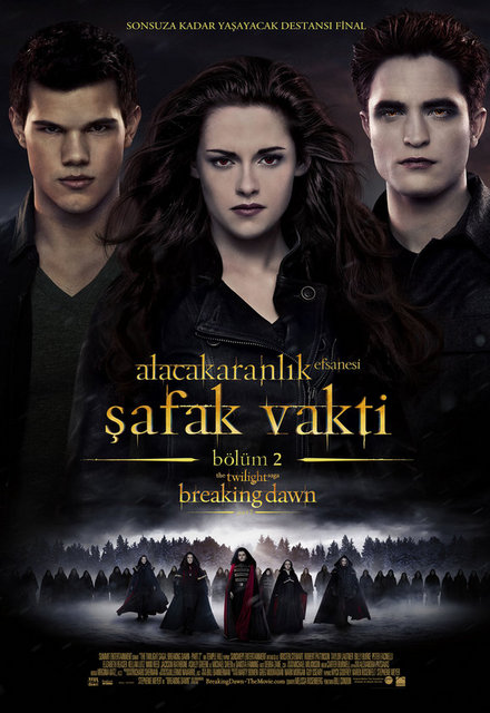 21-Alacakaranlık Efsanesi: Şafak Vakti Bölüm 2 (Twilight Saga: Breaking Dawn - Part 2) (2012) -  - Hayranları için sonun gelmesi acıklı olsa da beş filmlik serinin halkalarının artık bir arada arşivimize girecek olması da bir o kadar sevindirici! Postmodern fantastik-korku-gençlik filmi fenomeni, böylece şanına şan katmayı sürdürecek!