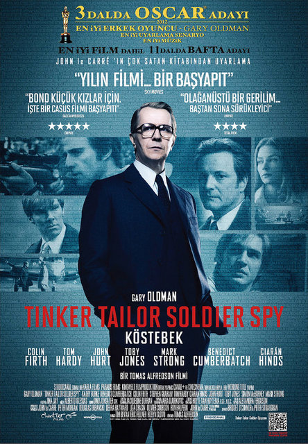 6-Köstebek (Tinker Tailor Soldier Spy) (2011) -  - İngiltere kaynaklı, casusluk filmlerinin "Baba"ya cevabı olarak anılabilecek eser, Thomas Alfredson'un imzasını taşıyor. "Gir Kanıma"nın yönetmeni, burada da soğukkanlılığını 'destansı' bir yaklaşımla törpüleyip İngiliz Gizli İstihbarat Teşkilatı MI6'nın görevlerini masaya yatırıyor.