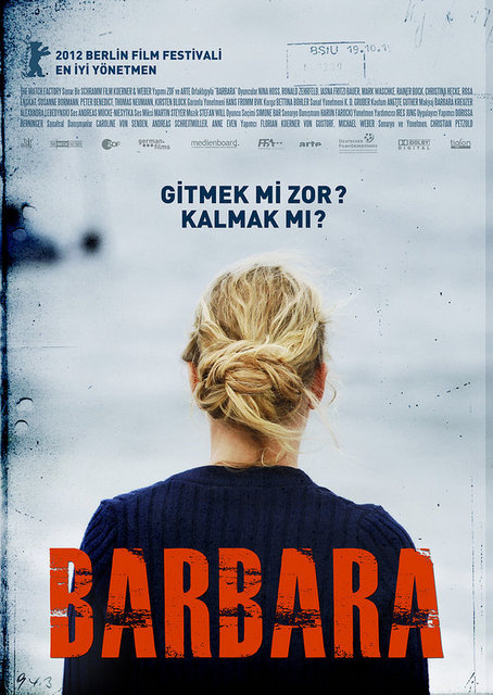 17-Barbara (2012) -  - Bir anlamda Margarethe von Trotta'nın 'Berlin Okulu' şubesi olarak anılabilecek Christian Petzold, 1980'ler Doğu Almanya'sından bir kadının sıkışmışlığını kendine yakışan bir minimalist dolgunlukla ele almıştır burada. Dönemin totaliter rejiminin içindeki köleliğe-fişlenmişliğe dikkat çeken eser, hareket kabiliyetinin engellendiği coğrafyaya eleştiri oklarını uzatırken elini korkak alıştırmamıştır.