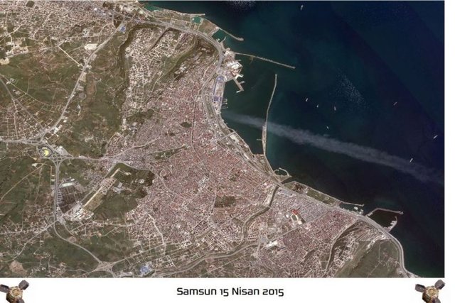 Paylaşılan uydu fotoğrafları arasında 26 Şubat 2015 tarihli İstanbul  Boğazı, 15 Nisan 2015 tarihli Samsun kıyıları, 8 Temmuz 2014 tarihli  Edirne ve 13 Haziran 2014 tarihli Kırklareli görüntüleri yer alıyor.