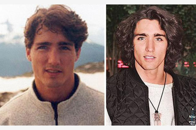 Kısa sürede internette herkesin paylaştığı fotoğraflarda Trudeau'nun yakışıklılığı yine gündeme geldi