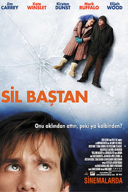 Sil Baştan (Eternal Sunshine of the Spotless Mind) (2004) Biraz "fantastik" rötuşla, hafıza düzenlemeyi de merceğine alan bir Kate Winslet-Jim Carrey birlikteliği... Filmi her izleyen için Michel Gondry-Charlie Kaufman ikilisinden çıkan "acıklı aşk hikâyesini zihinden silmek lazım" süreci, filmin başarısını da beraberinde getirmiştir. Hallüsinatif dünyası, yan karakterleri, özgün senaryosu ve unutulmaz çiftiyle bu nev-i şahsına münhasır eseri akıllardan çıkarmak kolay mı?