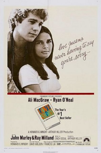 Aşk Hikâyesi (Love Story) (1970)   - Harvard hukuk öğrencisi Oliver ile müzik öğrencisi Jennifer'ın kimyası yıllara bedeldir. Ailelerin bu ilişkiyi onaylamamasına ve bir hastalığın araya girmesine karşın asla bitmeyecek kadar sağlamdır. Arthur Hiller da bu senaryodan akılda kalıcı müzikleri öne çıkaran bir duygu seli yaratmıştır. Filmin devamının gelmesi de bu "efsane"yi taçlandırmıştır. 100 milyon doları aşkın gişesiyle iki milyon dolarlık bütçesini 50'ye katlayan eser, sinema tarihinin en büyük hasılat başarılarından birini elde etmiştir.