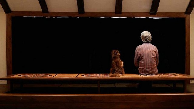 Film çekmesi 20 yıl boyunca yasaklanan Panahi'nin ortak yönetmen Kamboziya Partovi ile birlikte çektiği Perde'nin mekânı pencereleri siyah perdelerle örtülmüş, deniz kenarında bir villa.